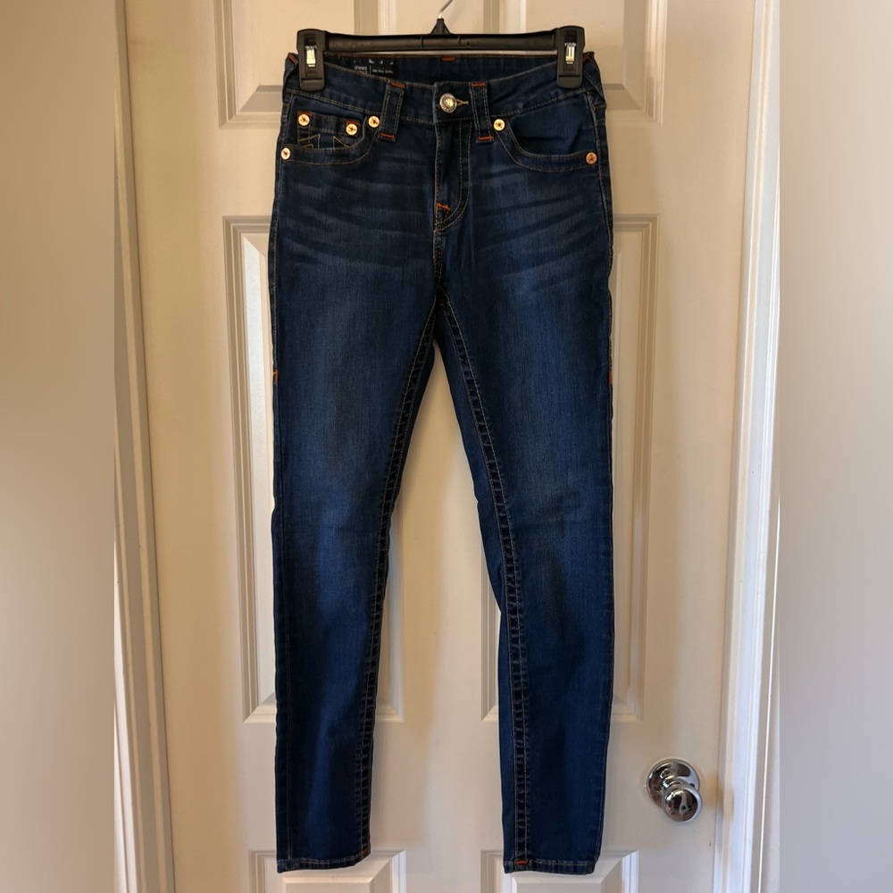 True Religion Deep Blue Skinny Jeans